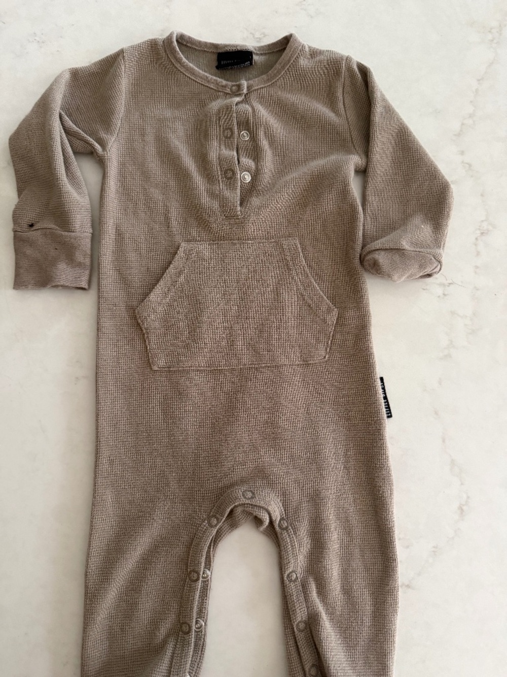 Little Bipsy waffle onesie